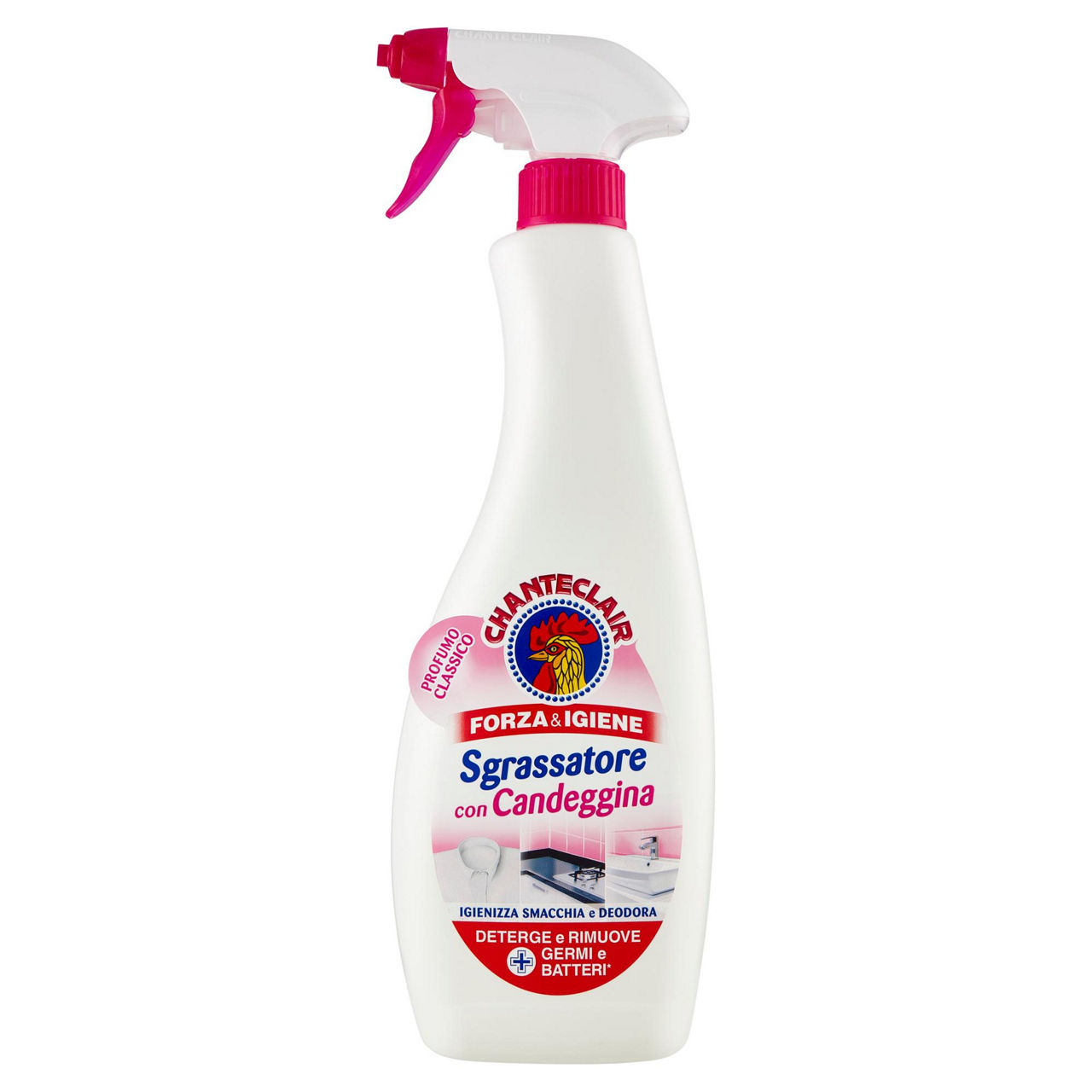 Sgrassatore spray con candeggina 625 ml - Immagine 01