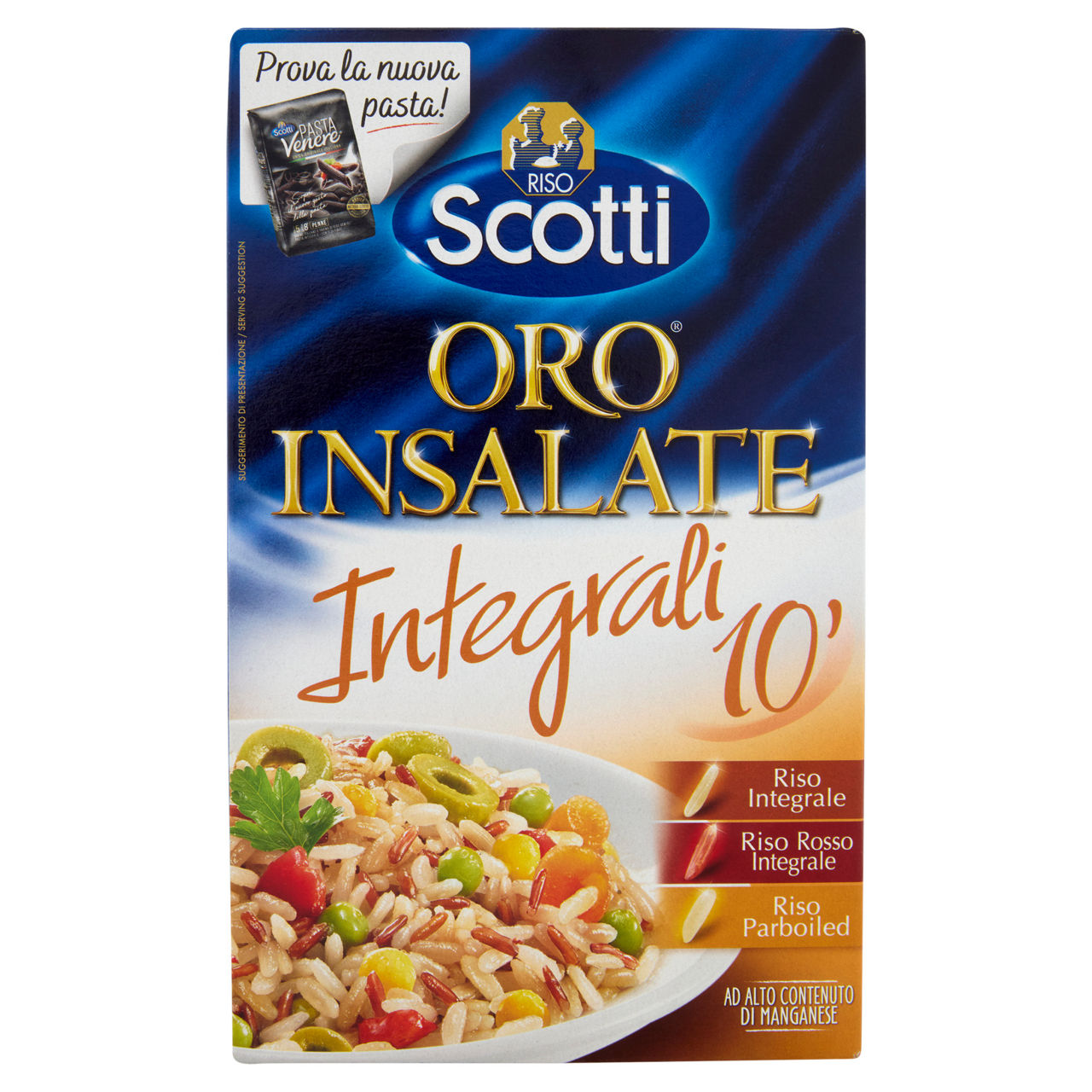 Riso fantasia di  insalate integrali  scotti oro sacchetto g 850