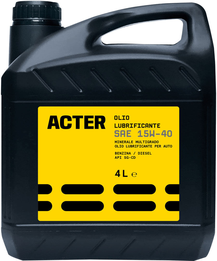 Olio lubrificante per auto SAE 15W-40 4 lt - Immagine 01