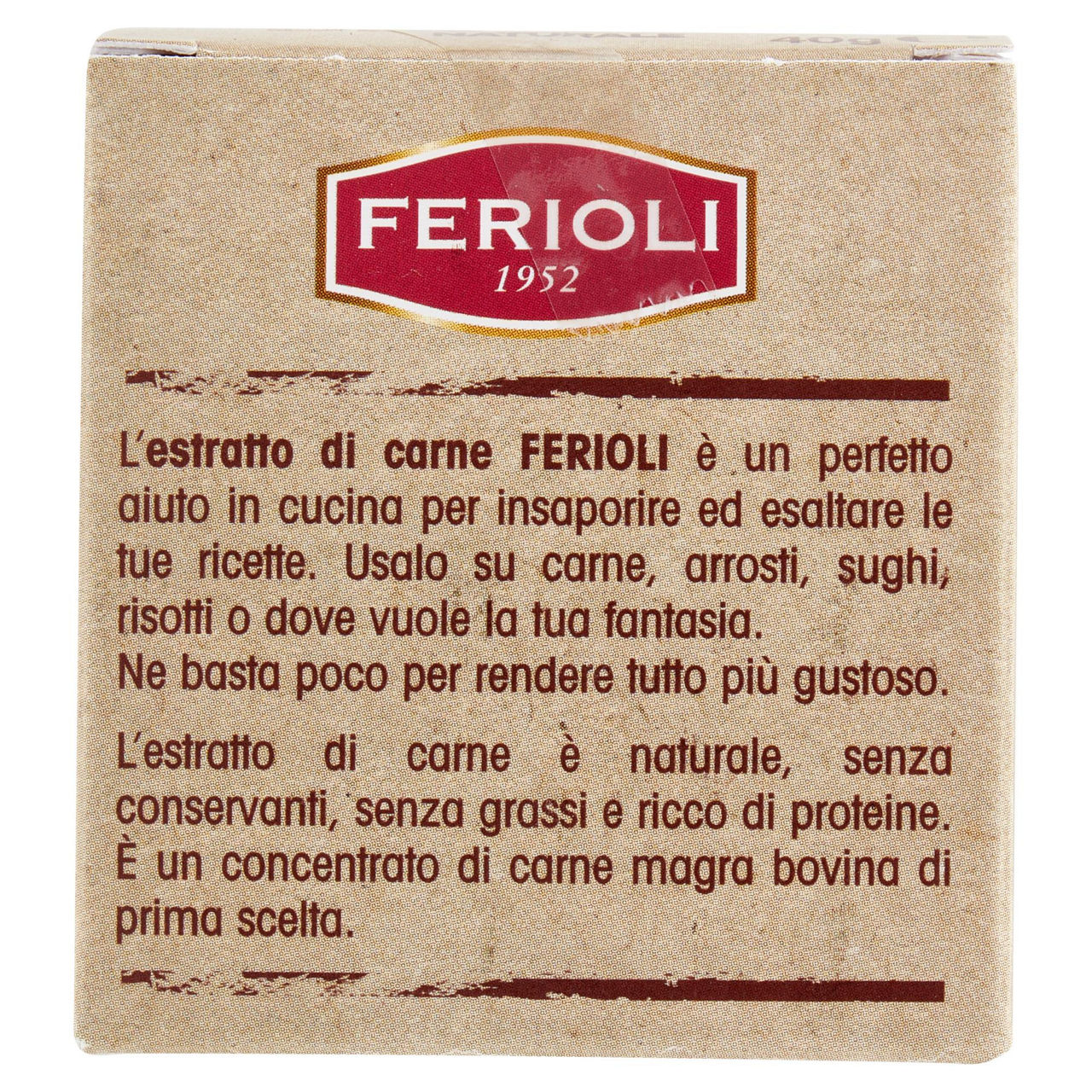 ESTRATTO DI CARNE S/GLUTINE FERIOLI SCATOLA G 40 - Immagine 11