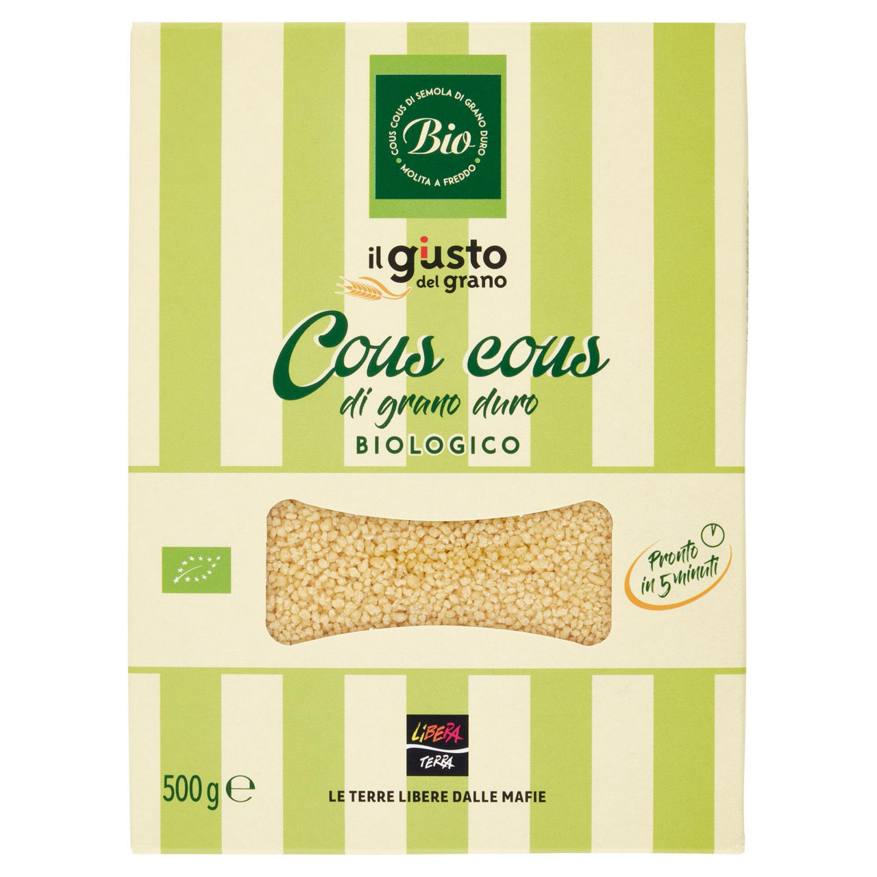 Cous cous di grano duro bio 500 gr - Immagine 01