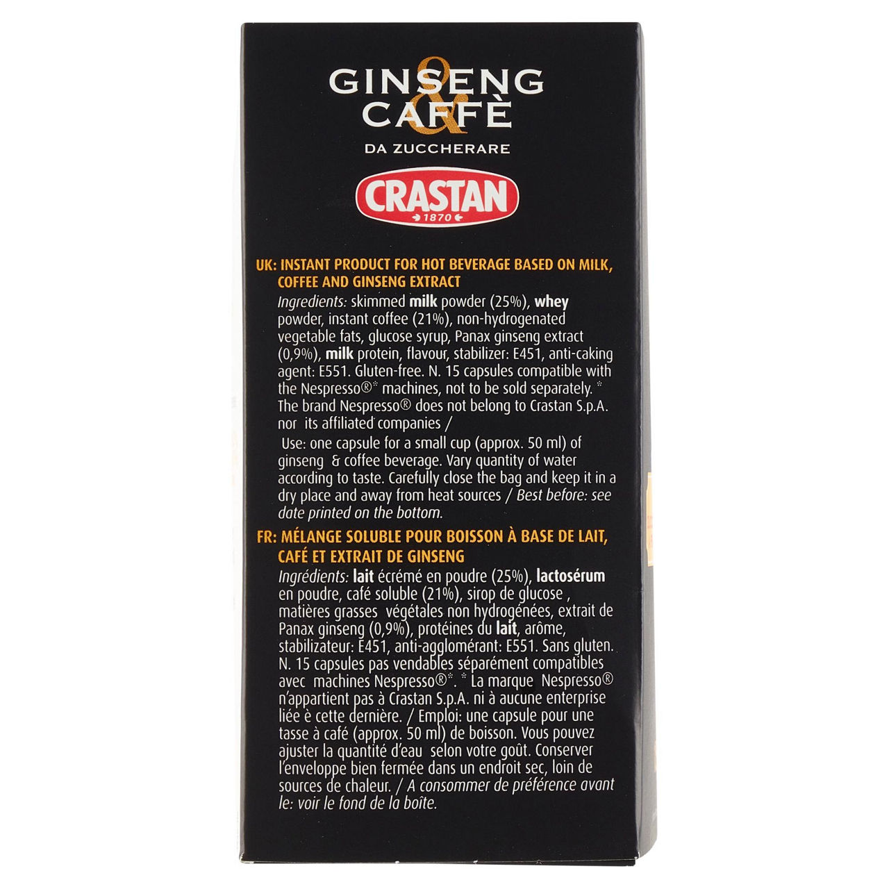 Caffè in capsule gusto ginseng e caffè compatibili con Nespresso 15 pz - Immagine 51