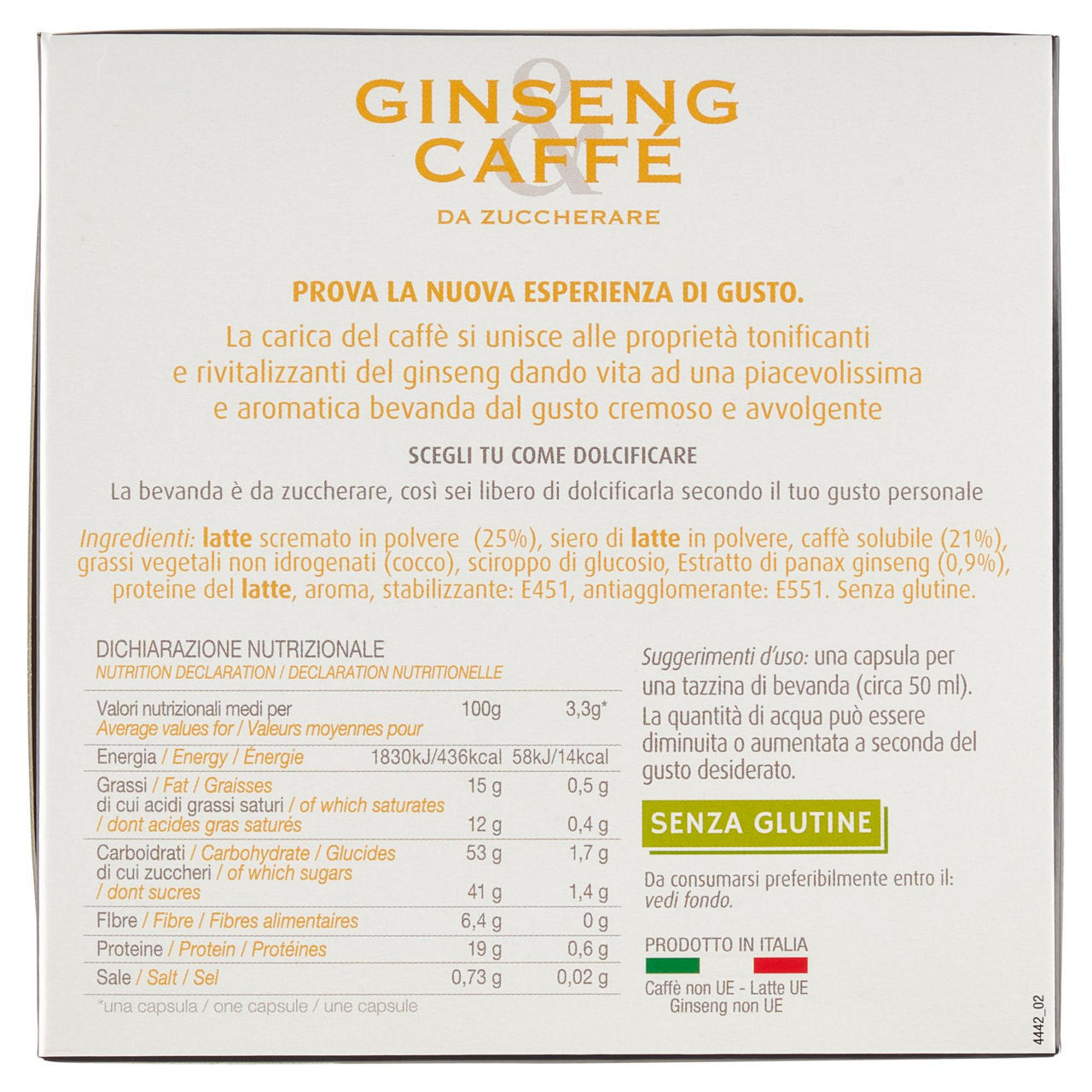 Caffè in capsule gusto ginseng e caffè compatibili con Nespresso 15 pz - Immagine 41