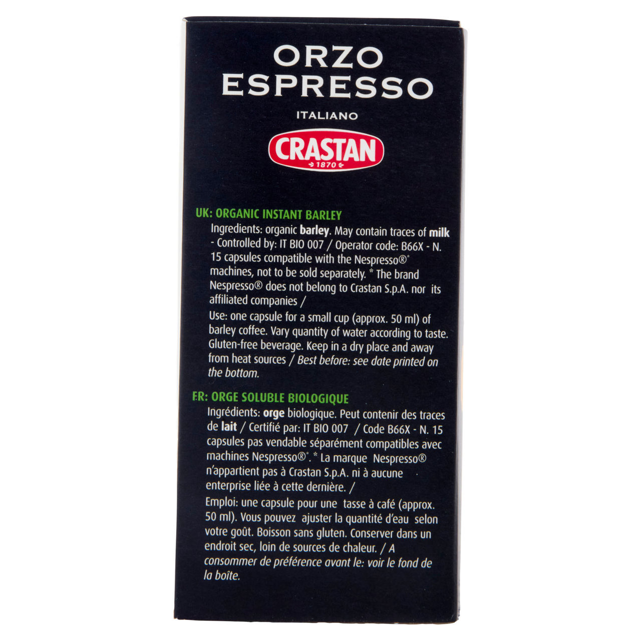Orzo bio in capsule compatibili con Nespresso 15 pz - Immagine 31