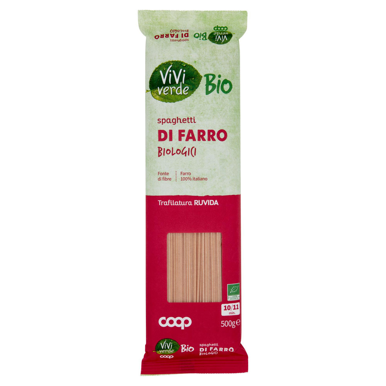 Spaghetti pasta di farro bio 500 gr - Immagine 01