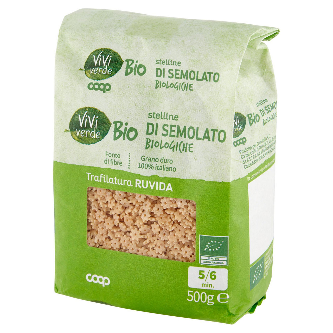 Stelline pasta di semolato di grano duro bio 500 gr - Immagine 51