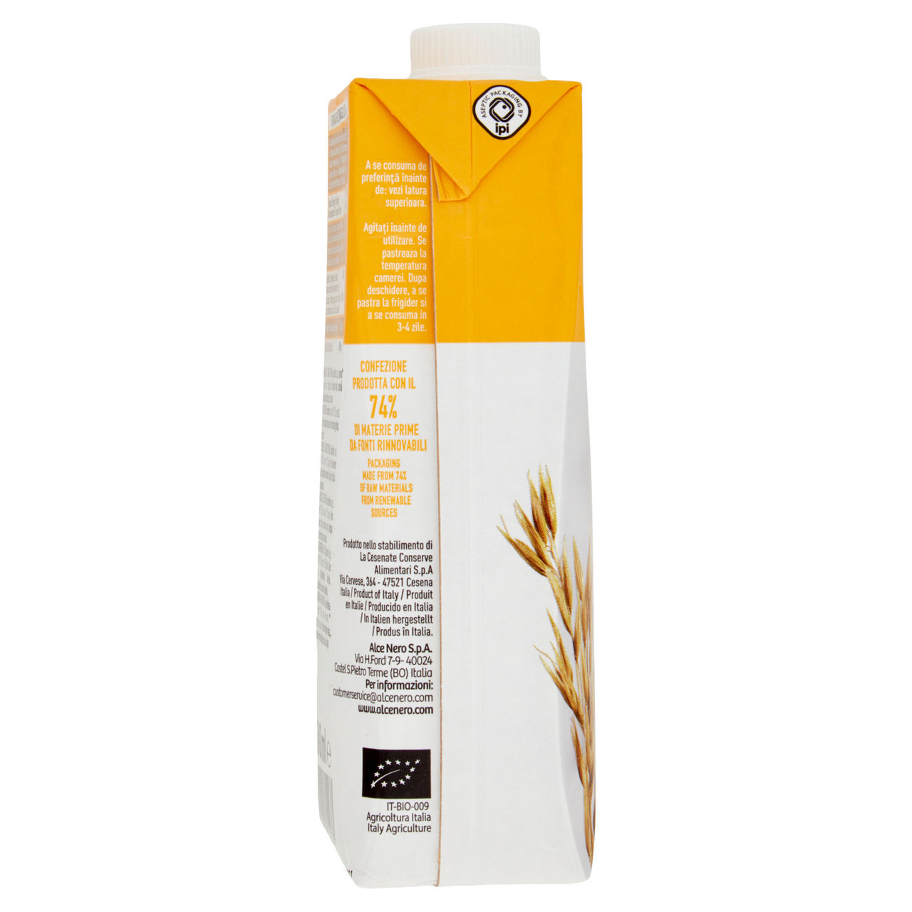Bevanda vegetale di avena bio senza zucchero 500 ml - Immagine 21