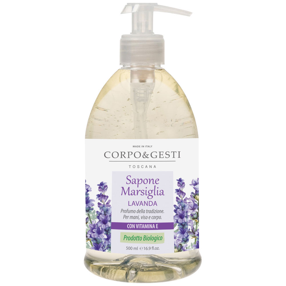 Sapone liquido delicato lavanda 500 ml