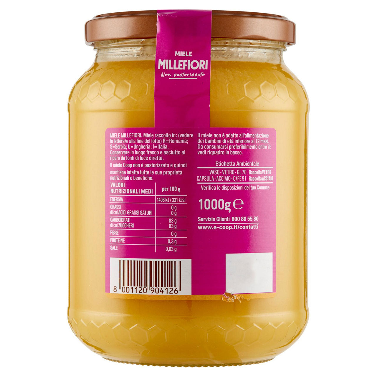 Miele millefiori 1000 gr - Immagine 31