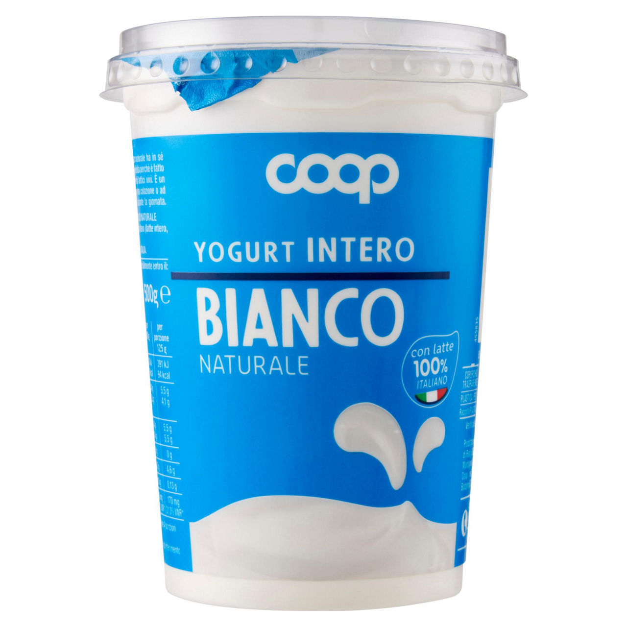 Yogurt intero bianco 500 gr