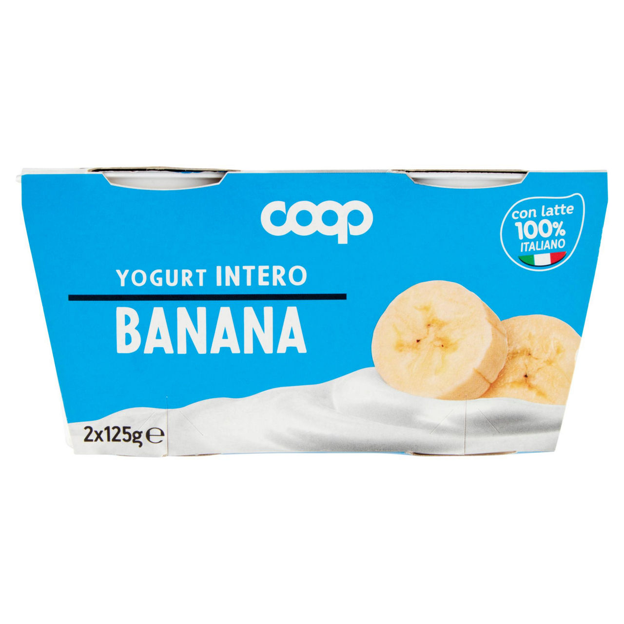 Yogurt intero alla banana 2 pz da 125 gr