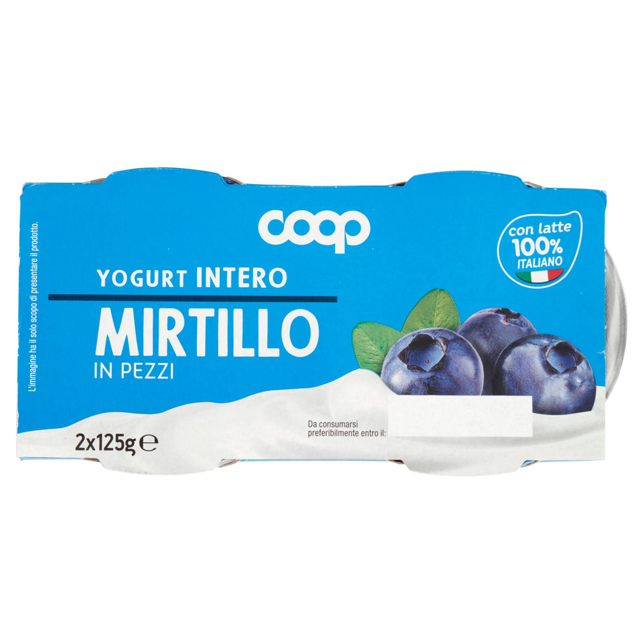 Yogurt intero con mirtilli in pezzi 2 pz da 125 gr - Immagine 51
