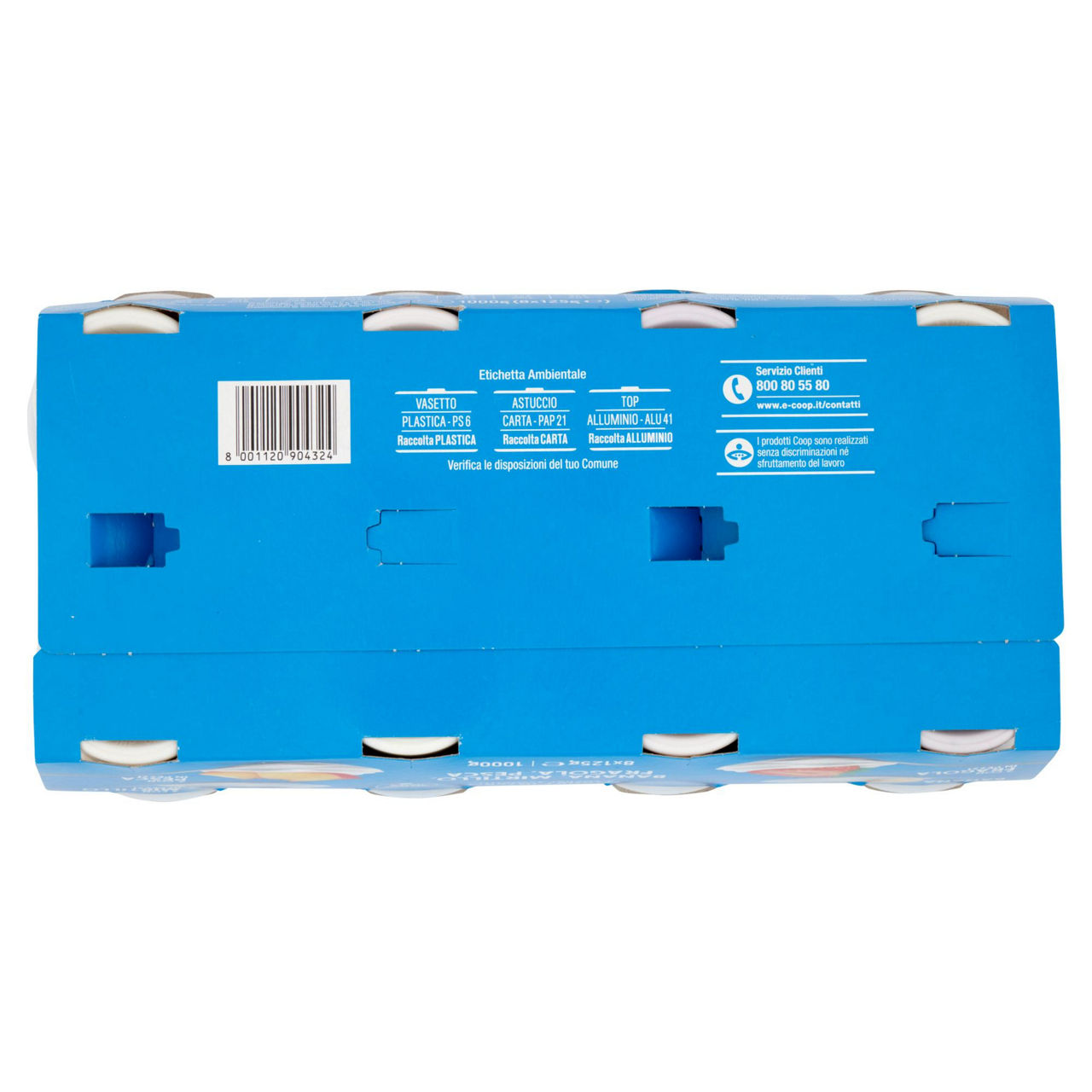 Yogurt cremoso con frutta assortita 8 pz da 125 gr - Immagine 11