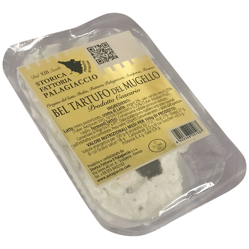 Formaggio robiola con tartufo 125 gr - Immagine 01