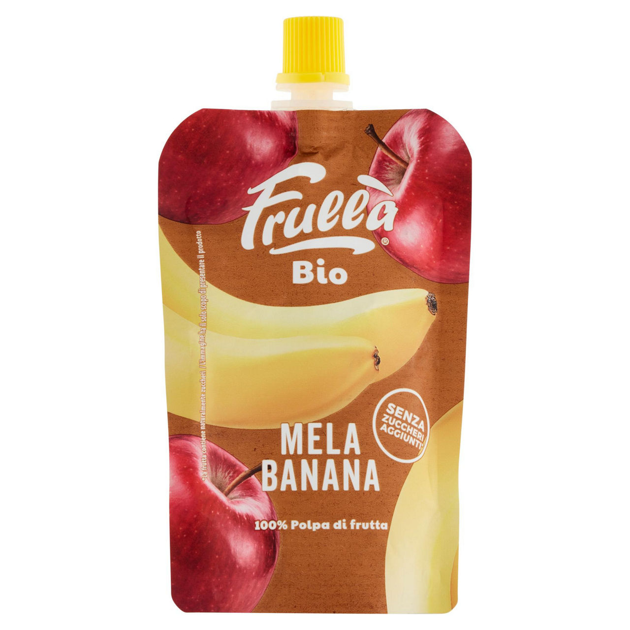 Polpa di frutta bio mela e banana 100 gr - Immagine 01