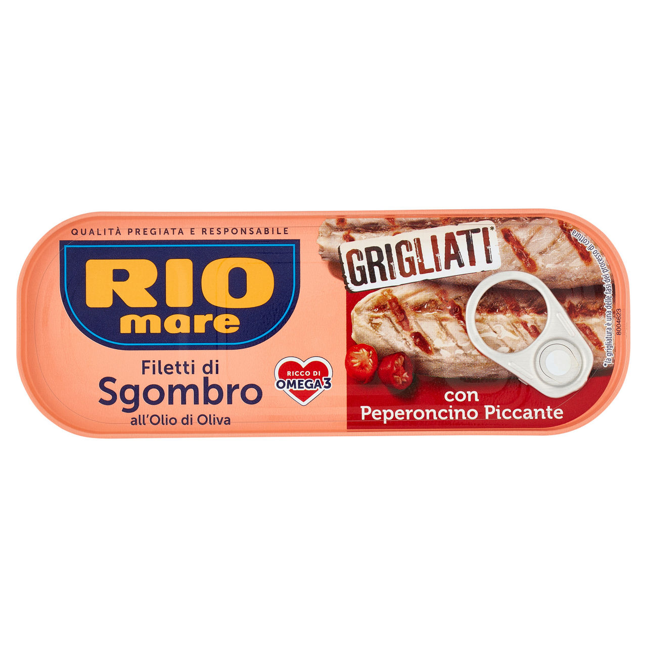 Filetti di sgombro grigliati con peperoncino piccante 120 gr
