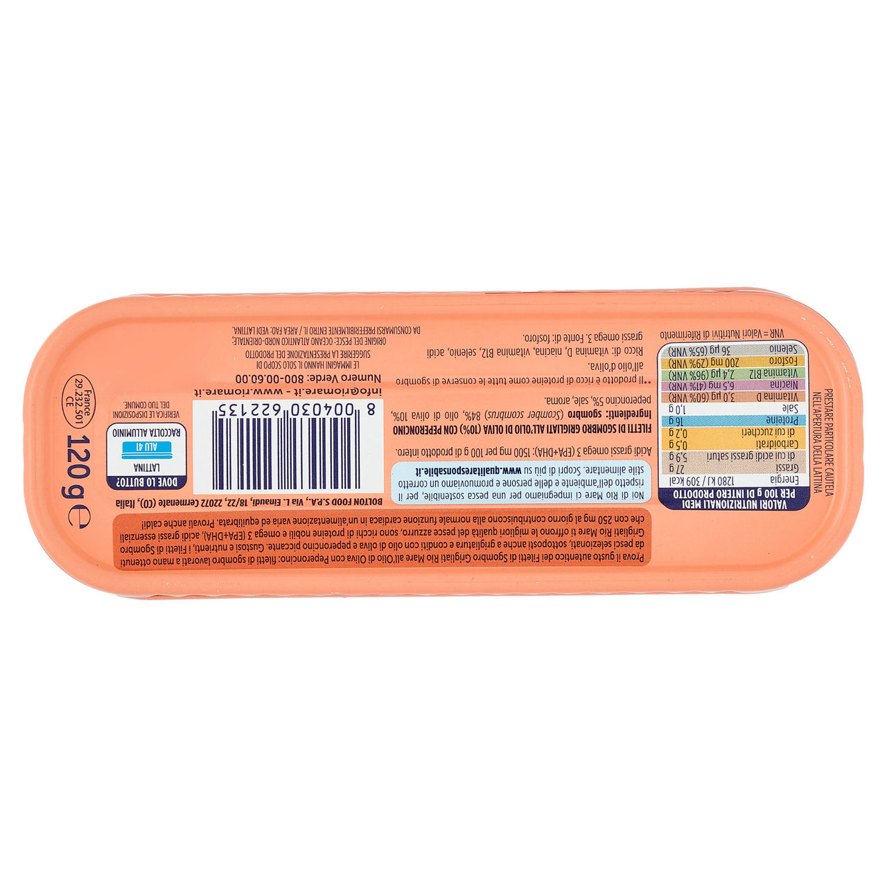 Filetti di sgombro grigliati con peperoncino piccante 120 gr - Immagine 51