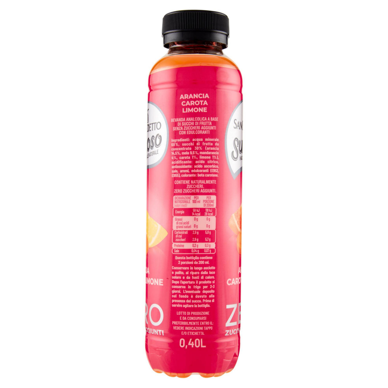 Succoso zero zuccheri arancia carota e limone 400 ml - Immagine 21