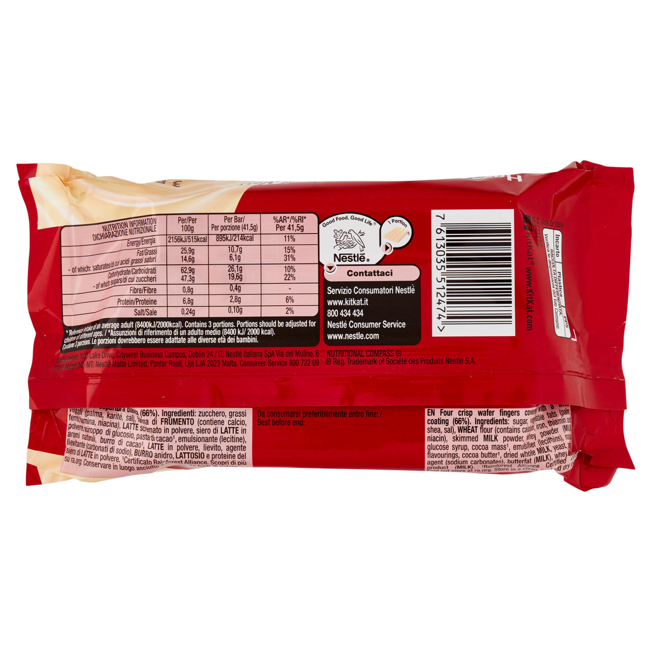Kit kat al cioccolato bianco 3 pz  - Immagine 31