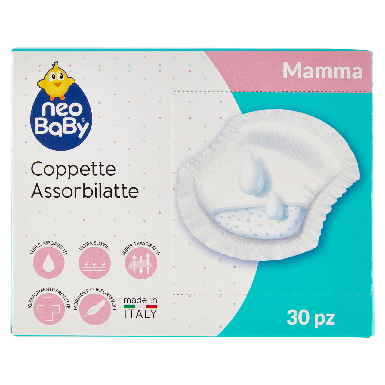 Coppette assorbilatte in bustina 30 pz. - Immagine 01