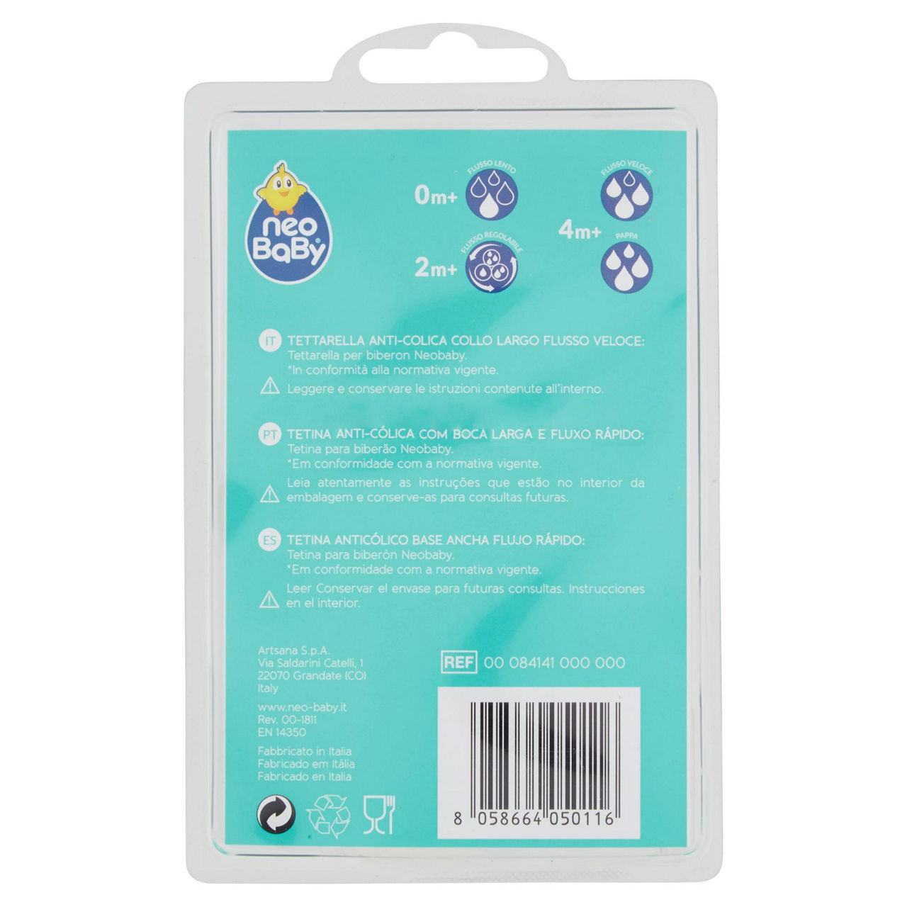 Tettarella in silicone flusso veloce 4 m+ 2 pz - Immagine 41