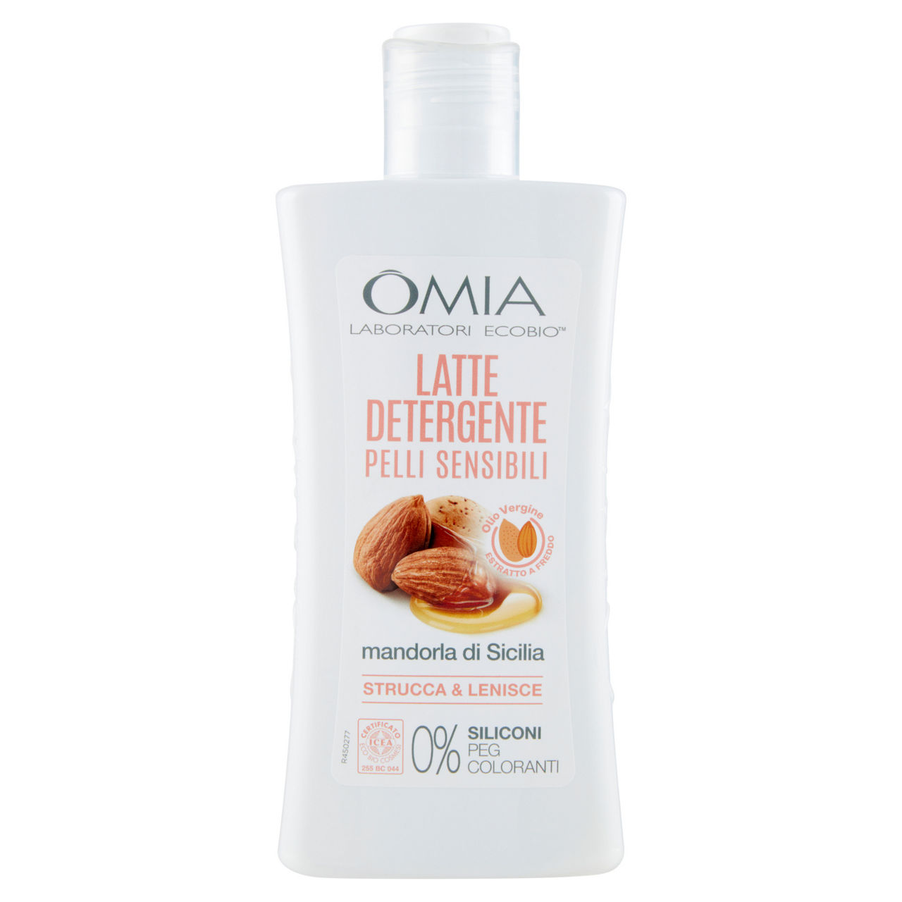 Latte detergente omia laboratoires mandorla e malva eco bio visage ml 200 - Immagine 01