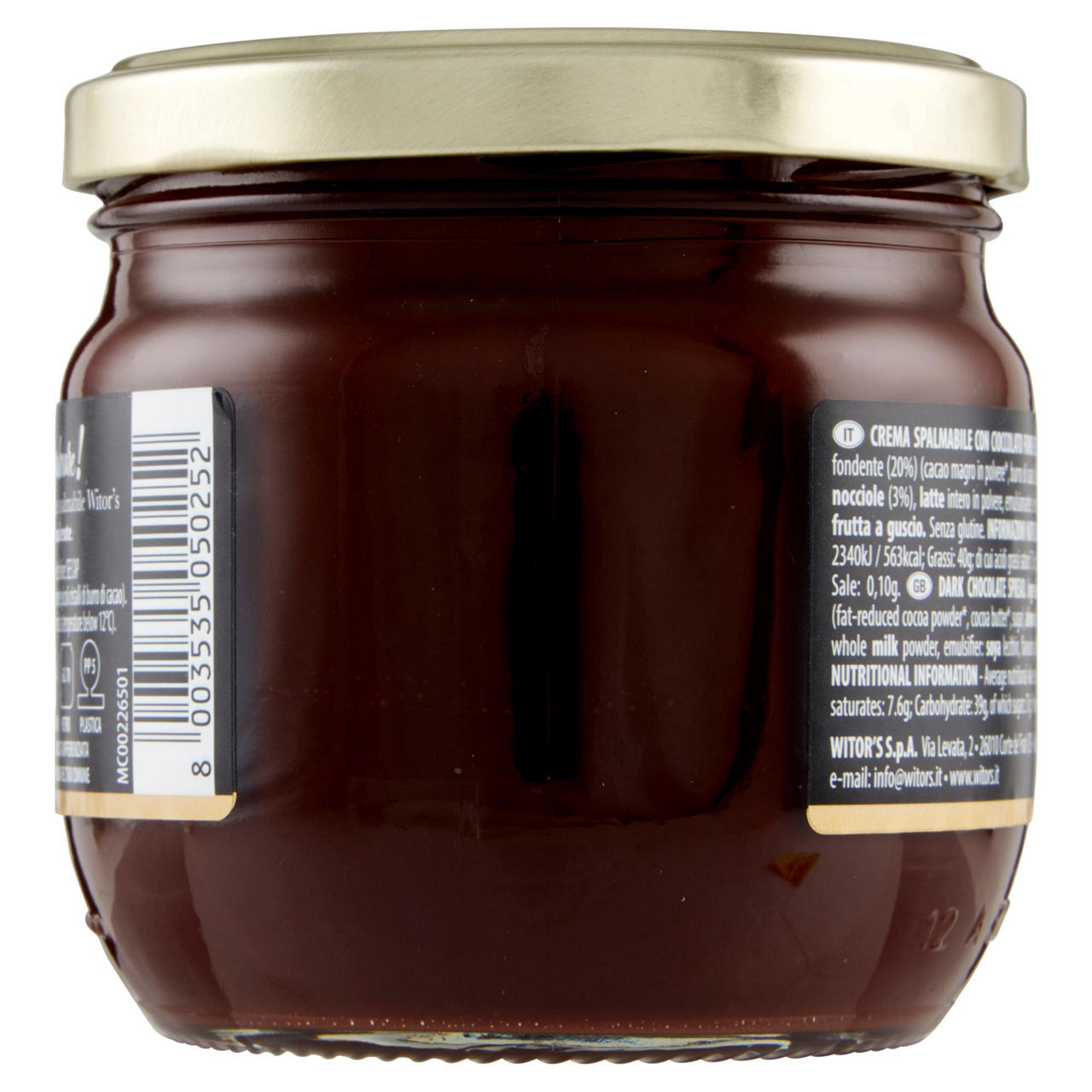 Crema spalmabile 20% cioccolato fondente 360 gr - Immagine 31