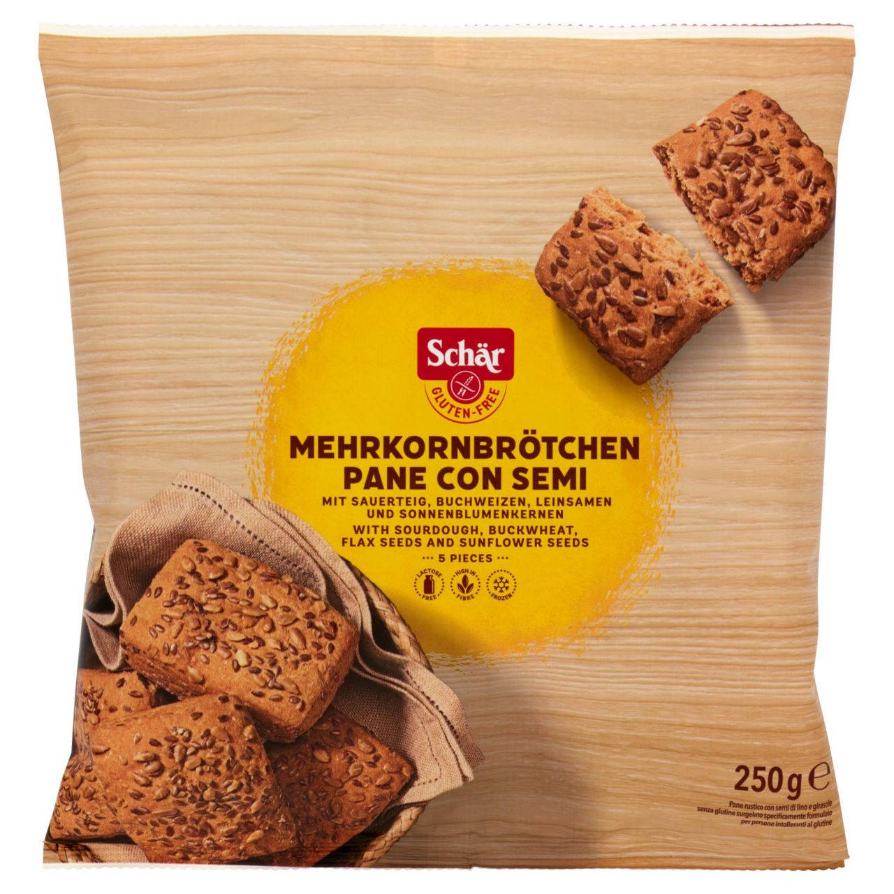 Pane con semi senza glutine 250 gr - Immagine 01