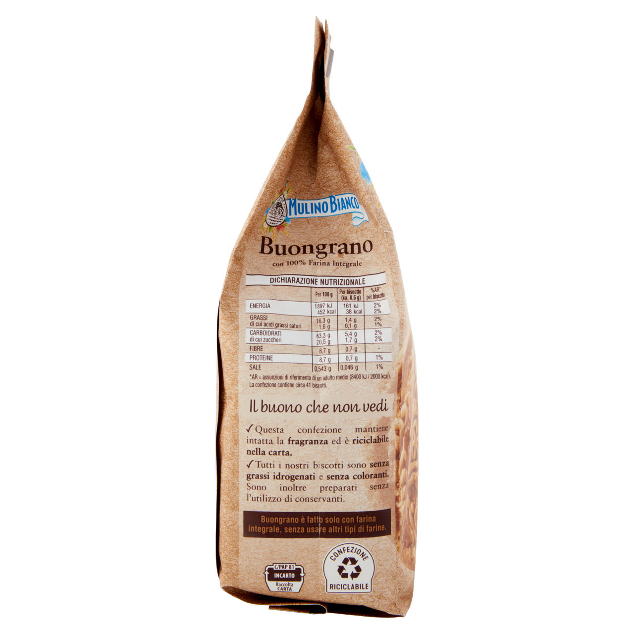 Biscotti Buongrano con farina integrale 350 gr - Immagine 31