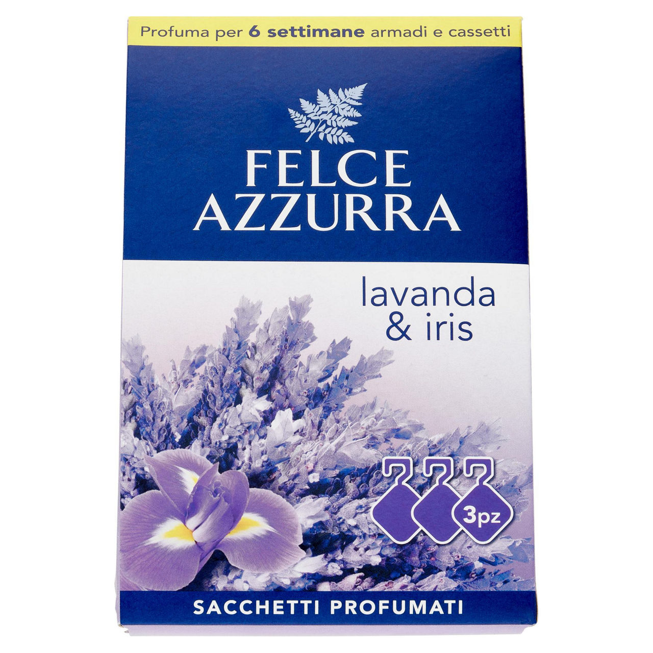 Felce azzurra 3 sacchetti profumazione lavanda pz12 - Immagine 01