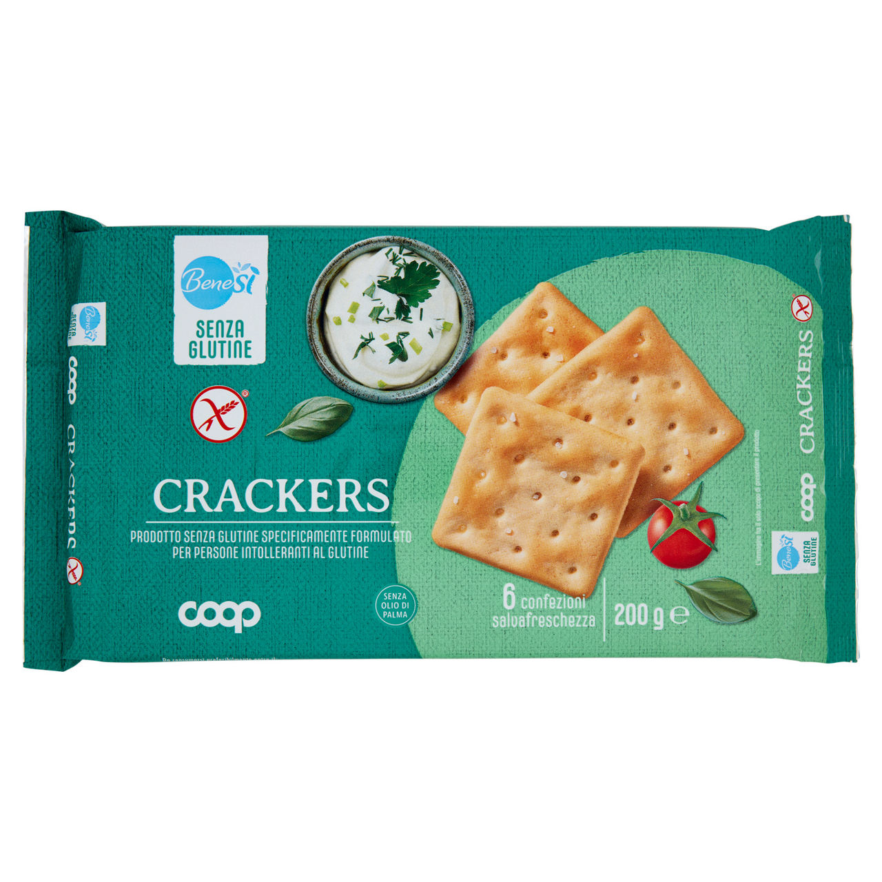 Crackers con mais riso e rosmarino senza glutine 200 gr