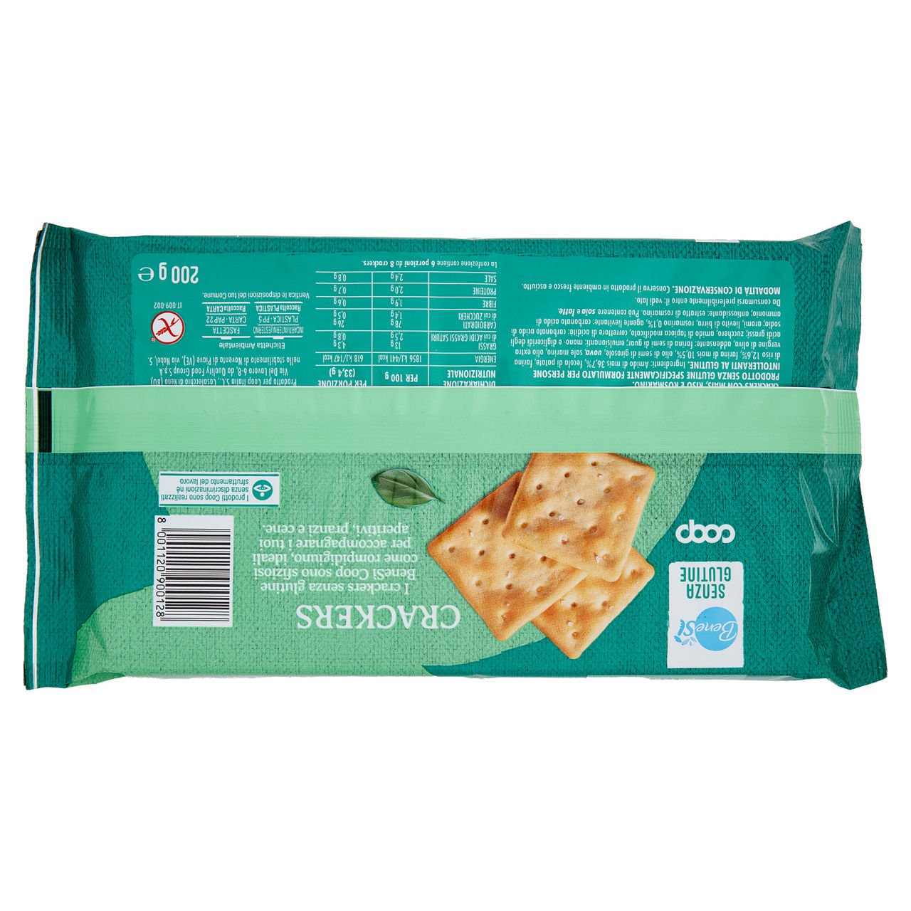 Crackers con mais riso e rosmarino senza glutine 200 gr - Immagine 41