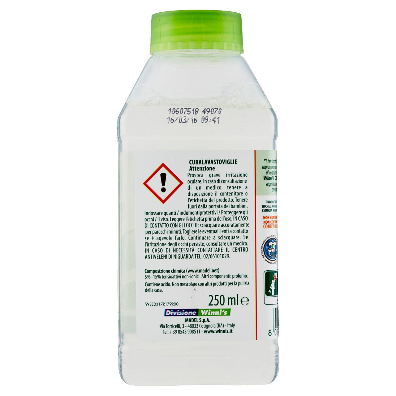 Curalavastoviglie elimina grasso e calcare 250 ml - Immagine 51