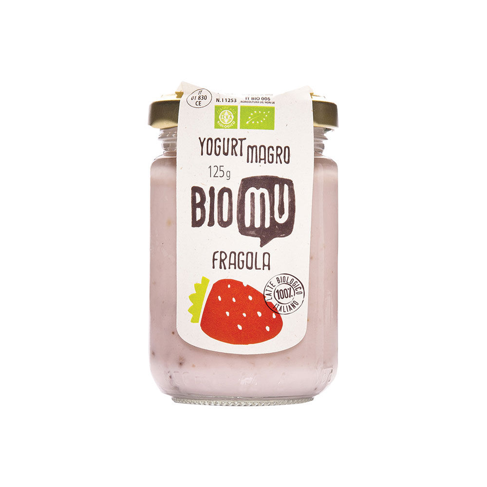 Yogurt magro alla fragola 125 gr - Immagine 01