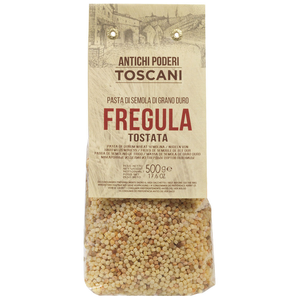 Pasta di semola di grano duro fregula tostata 500 gr - Immagine 01