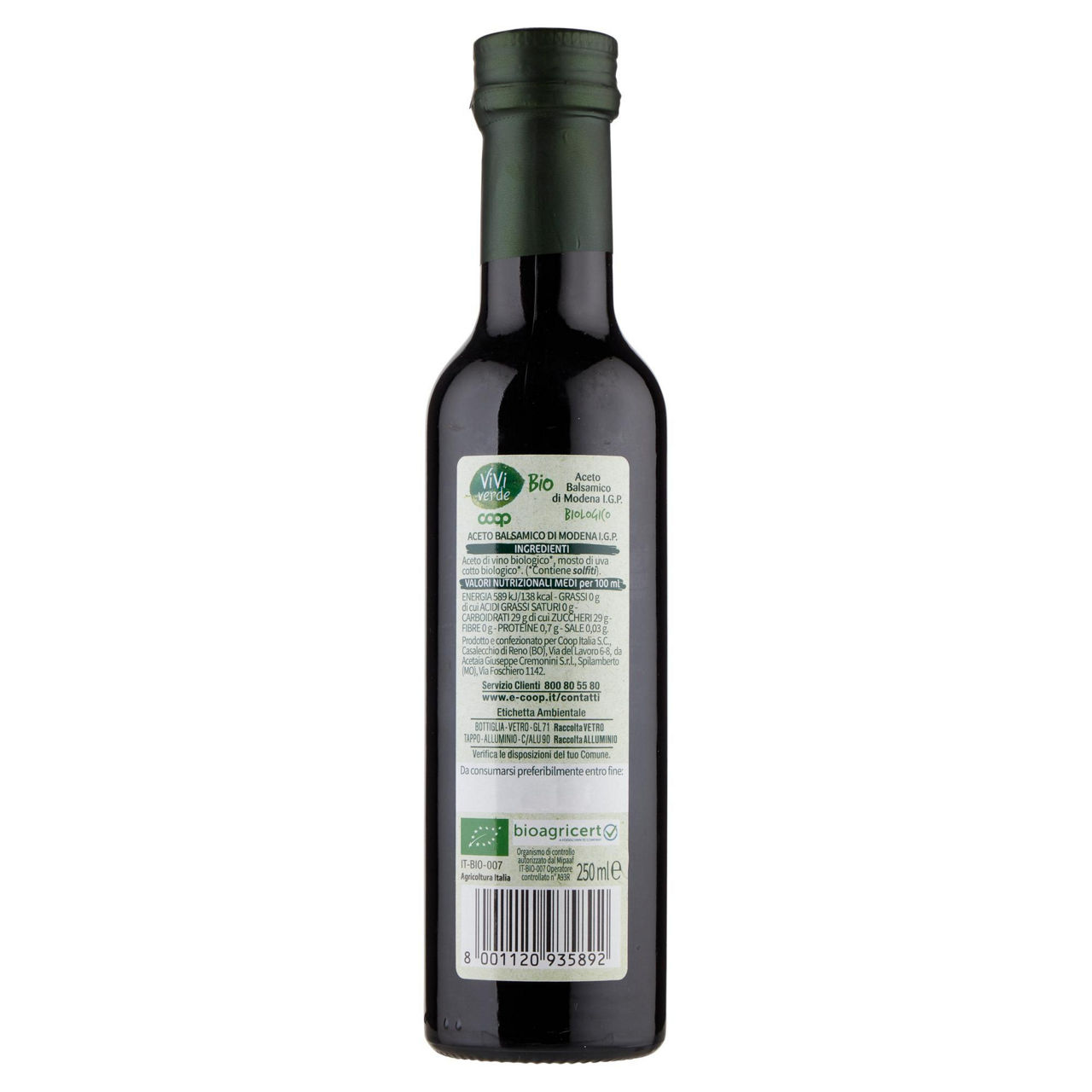 Aceto Balsamico di Modena IGP bio 250 ml - Immagine 11