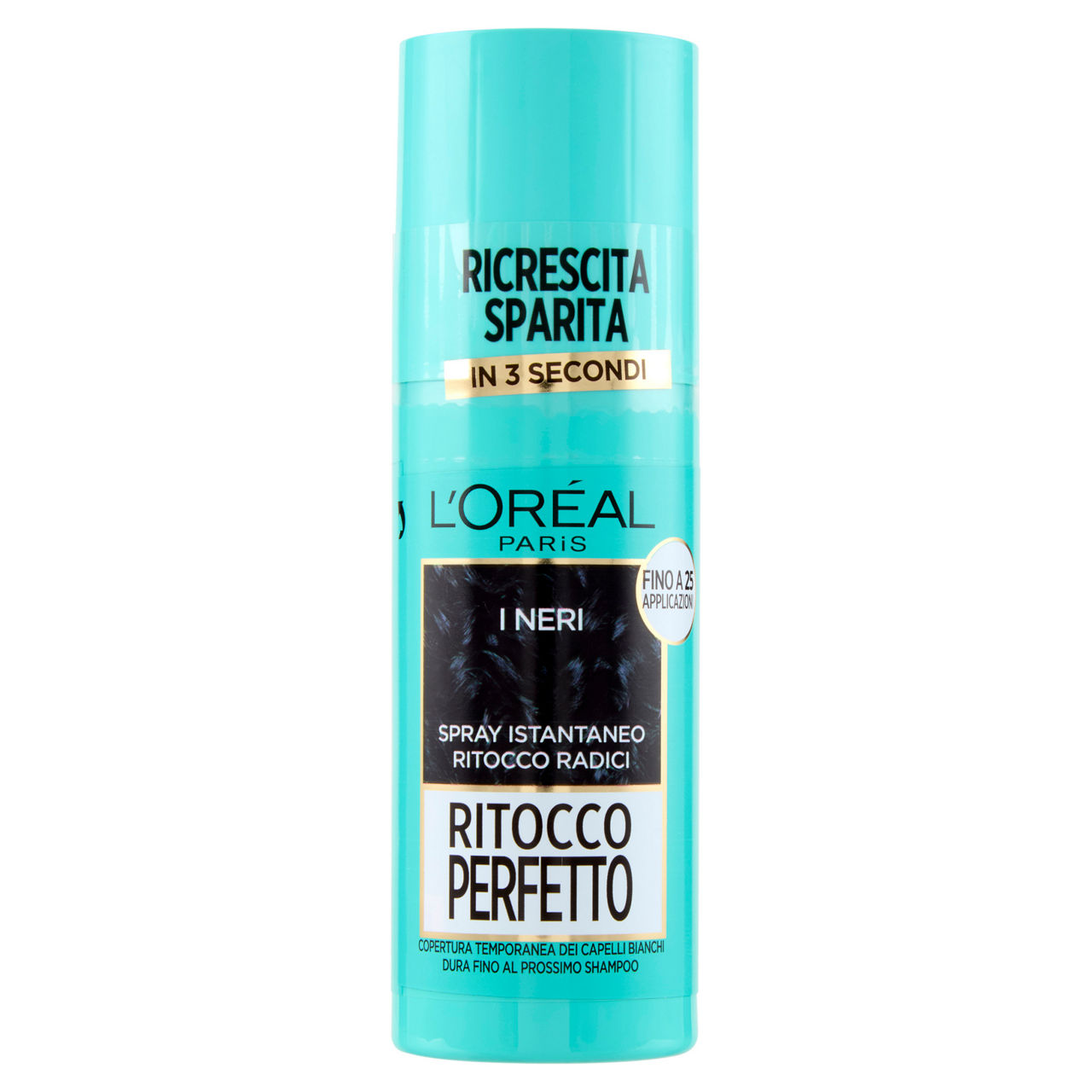 Spray istantaneo l'oreal ritocco perfetto 1 nero pz 1 - Immagine 01