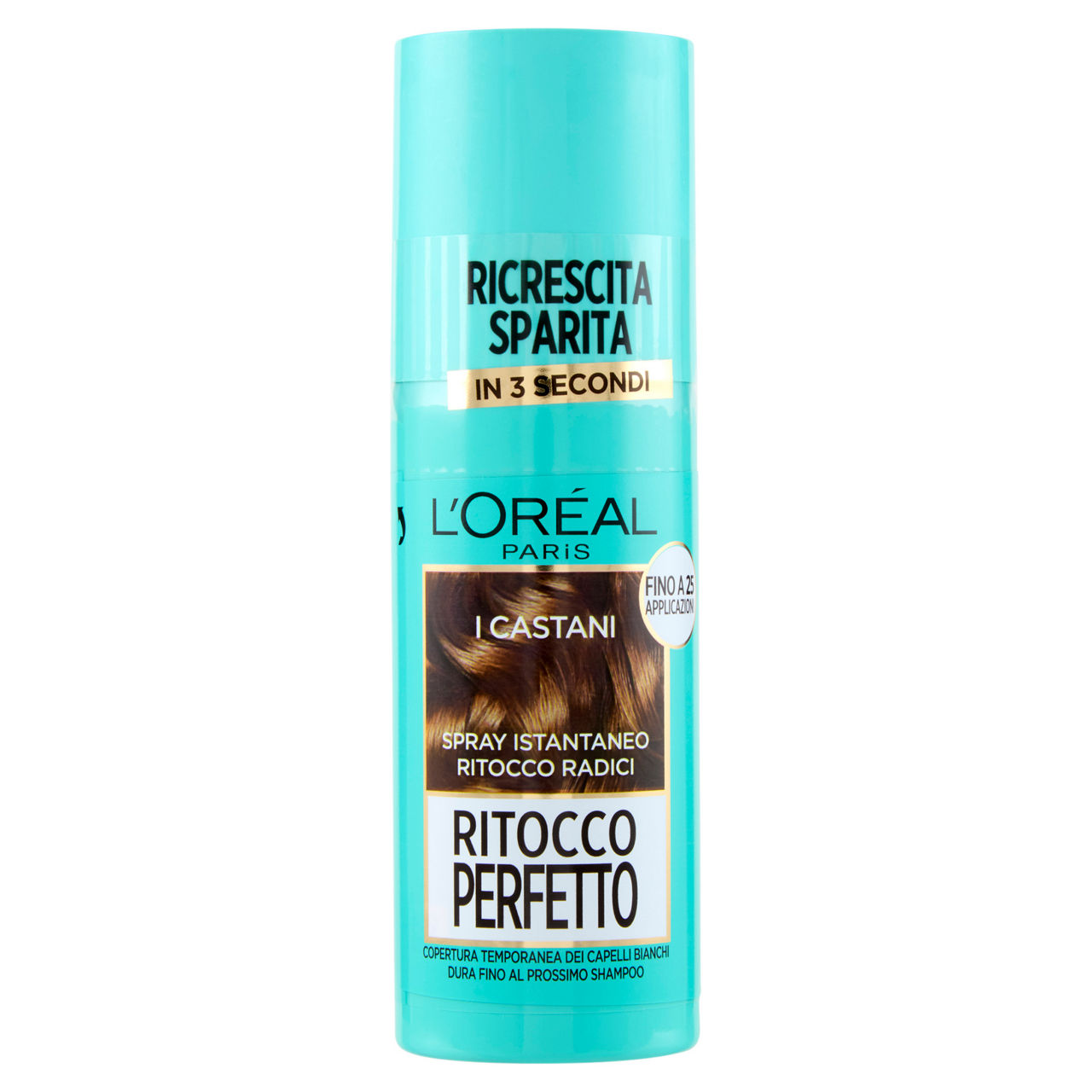 Spray istantaneo l'oreal ritocco perfetto 3 castano pz 1 - Immagine 01