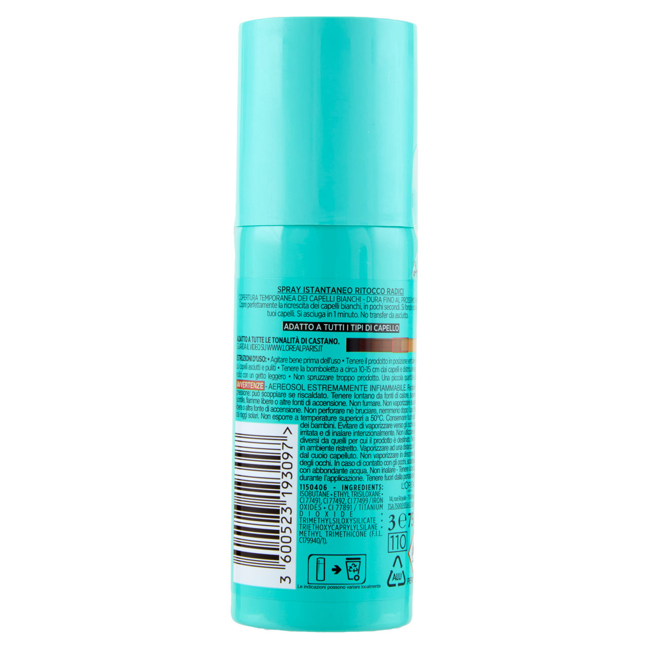 Spray istantaneo l'oreal ritocco perfetto 3 castano pz 1 - Immagine 51
