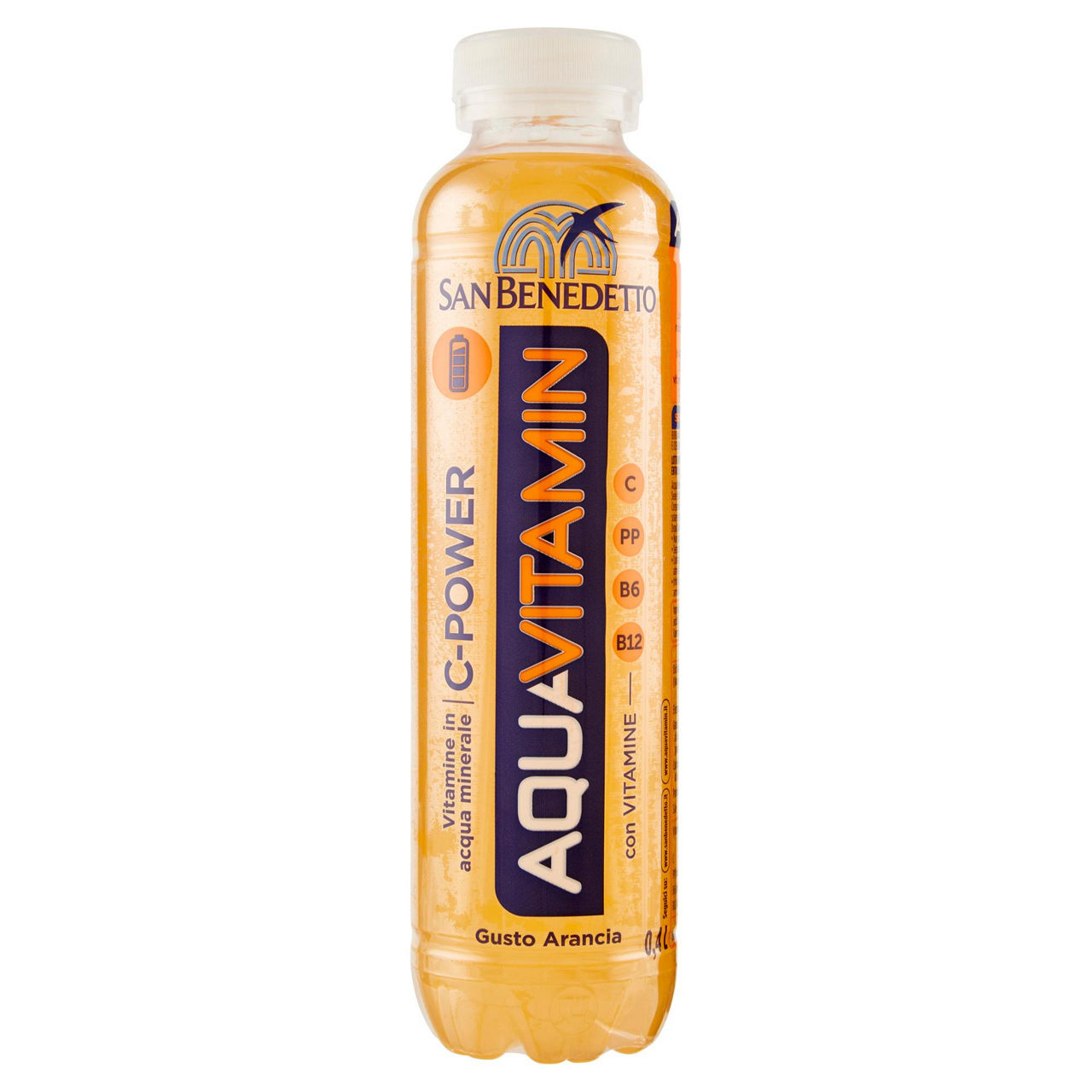 Bibita aquavitamin arancia san benedetto pet ml 400 - Immagine 01