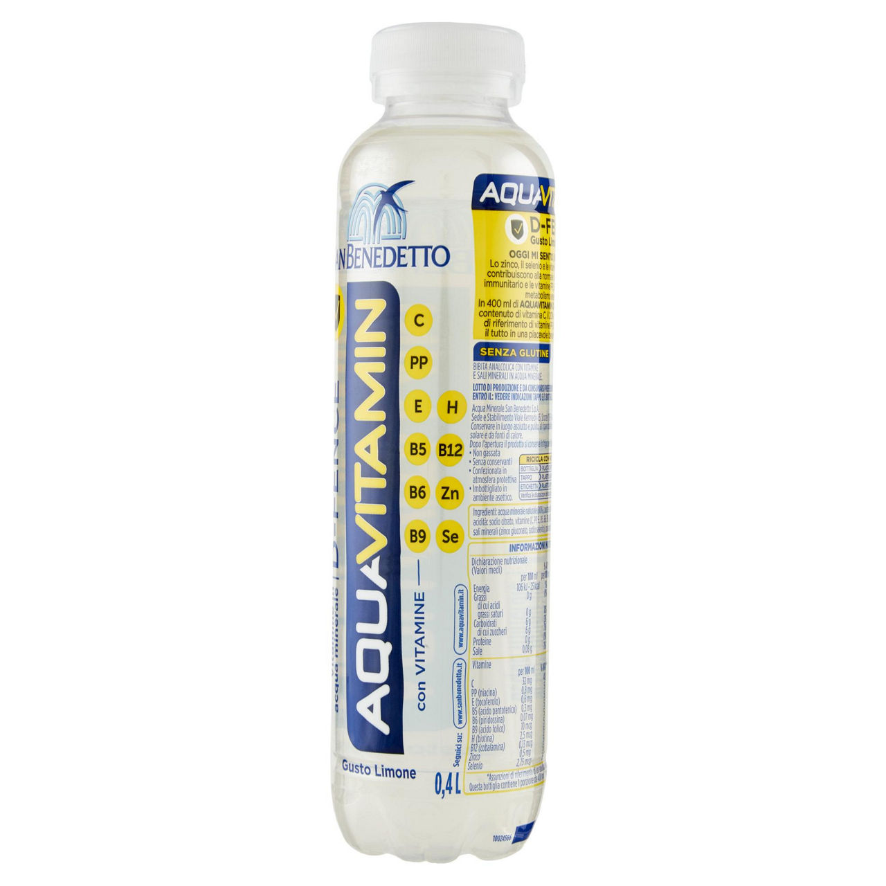 Bibita aquavitamin limone san benedetto pet ml 400 - Immagine 11