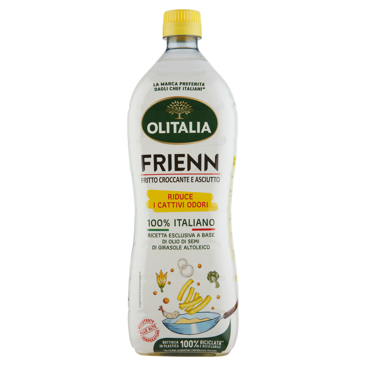 Olio di semi di girasole alto oleico per friggere 1 lt - Immagine 01