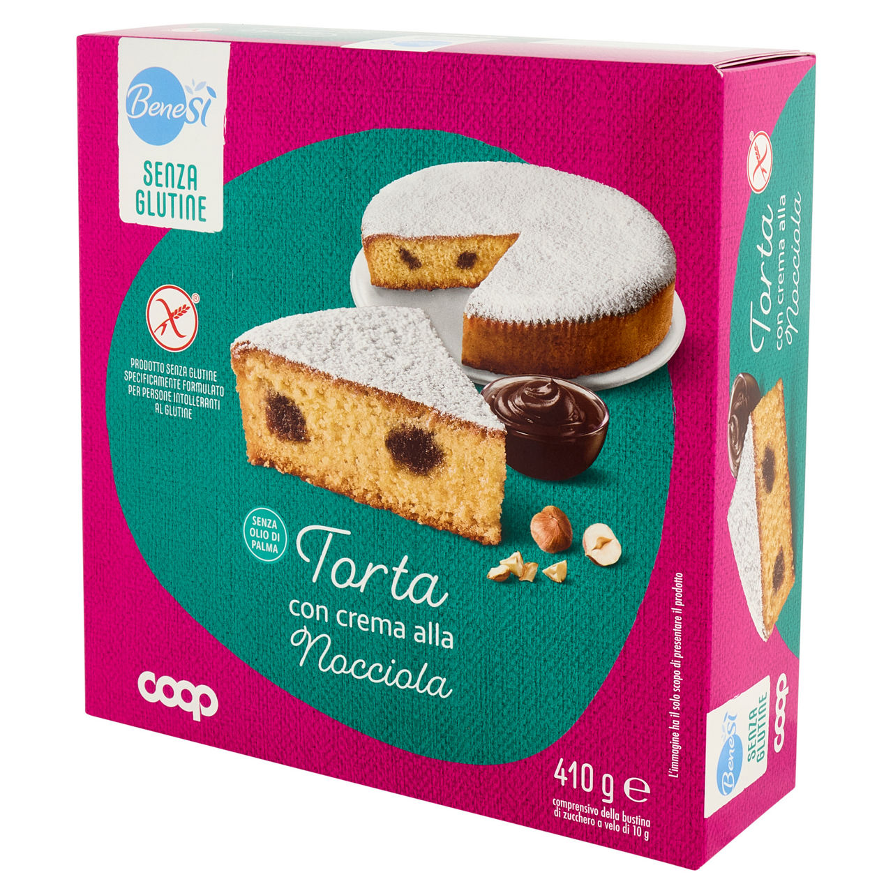 Torta con crema alla nocciola senza glutine 410 gr - Immagine 41