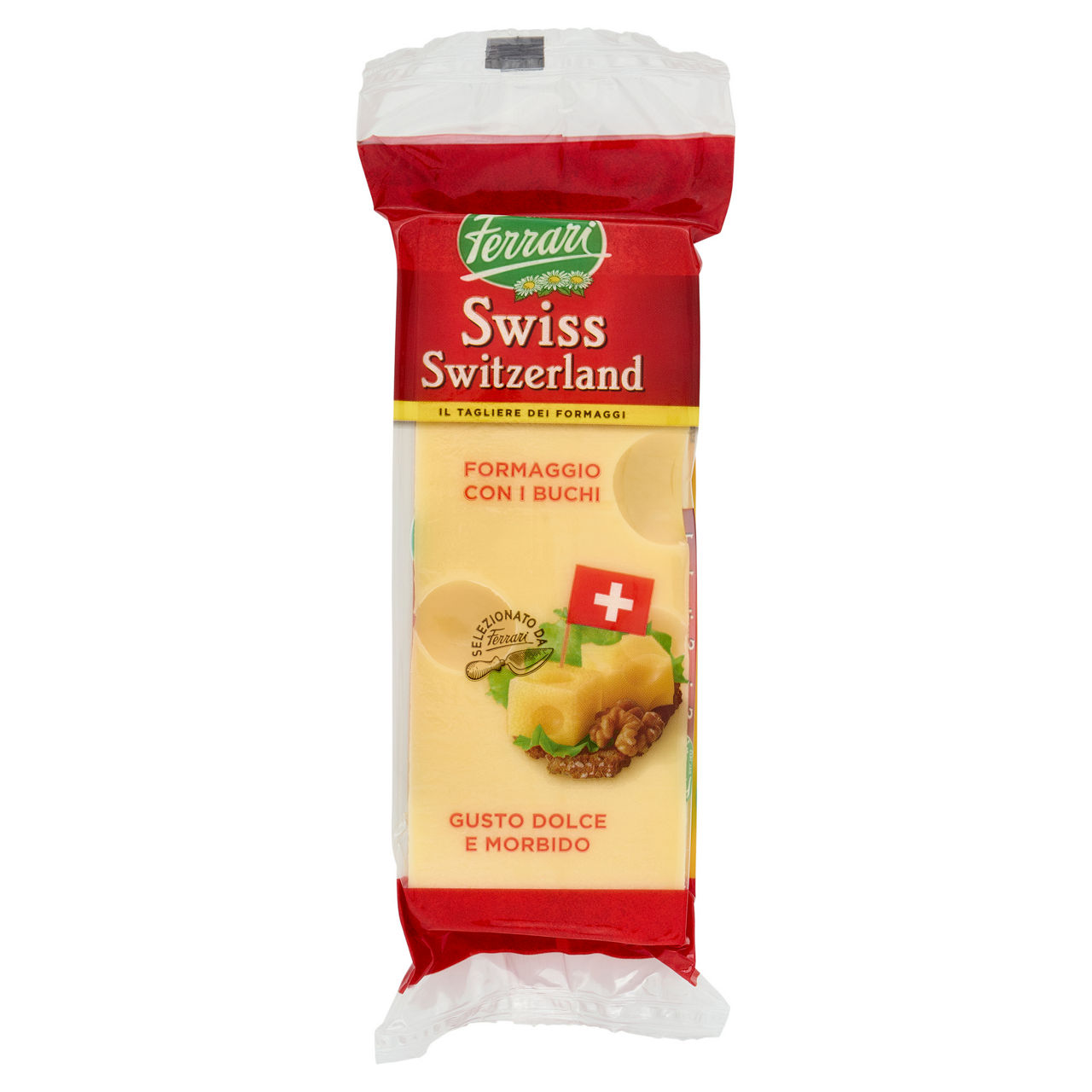 Formaggio semiduro con buchi 250 gr