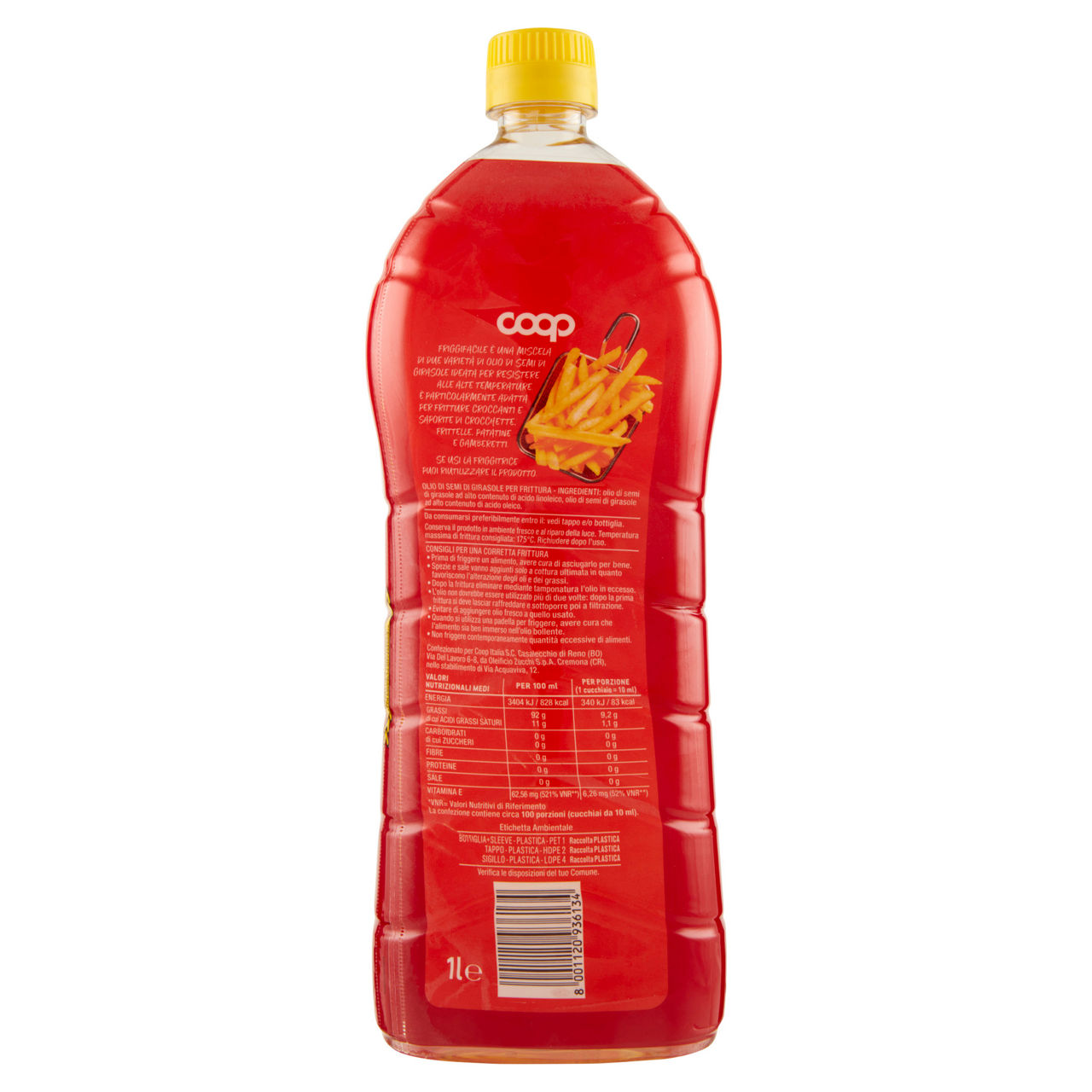 Olio friggifacile no palma coop pet 1l - Immagine 81