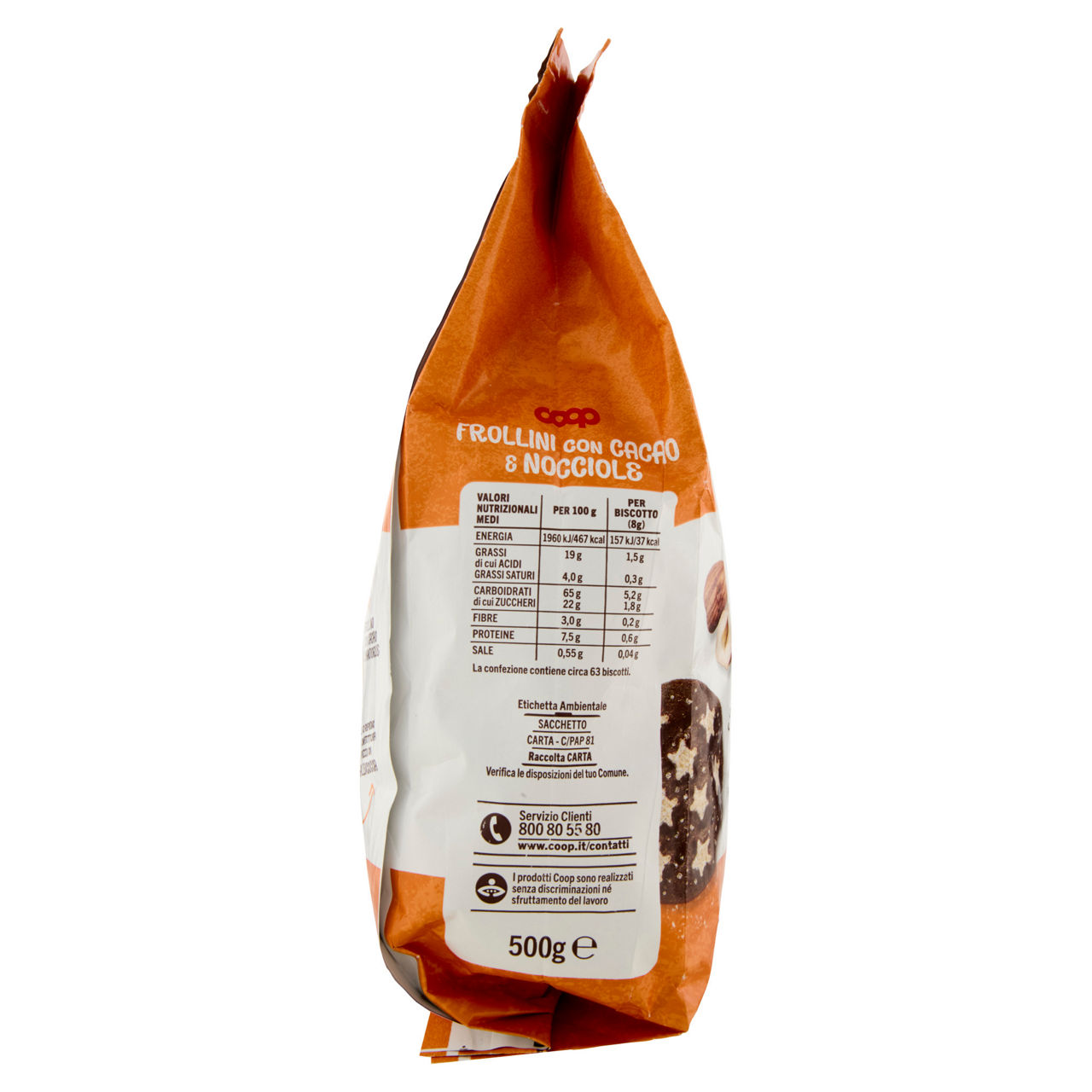 Biscotti frollini con cacao e nocciole 500 gr - Immagine 11