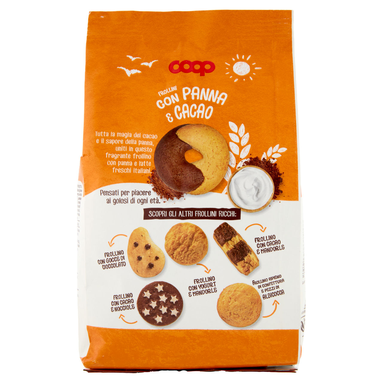 Biscotti frollini con panna e cacao 500 gr - Immagine 11