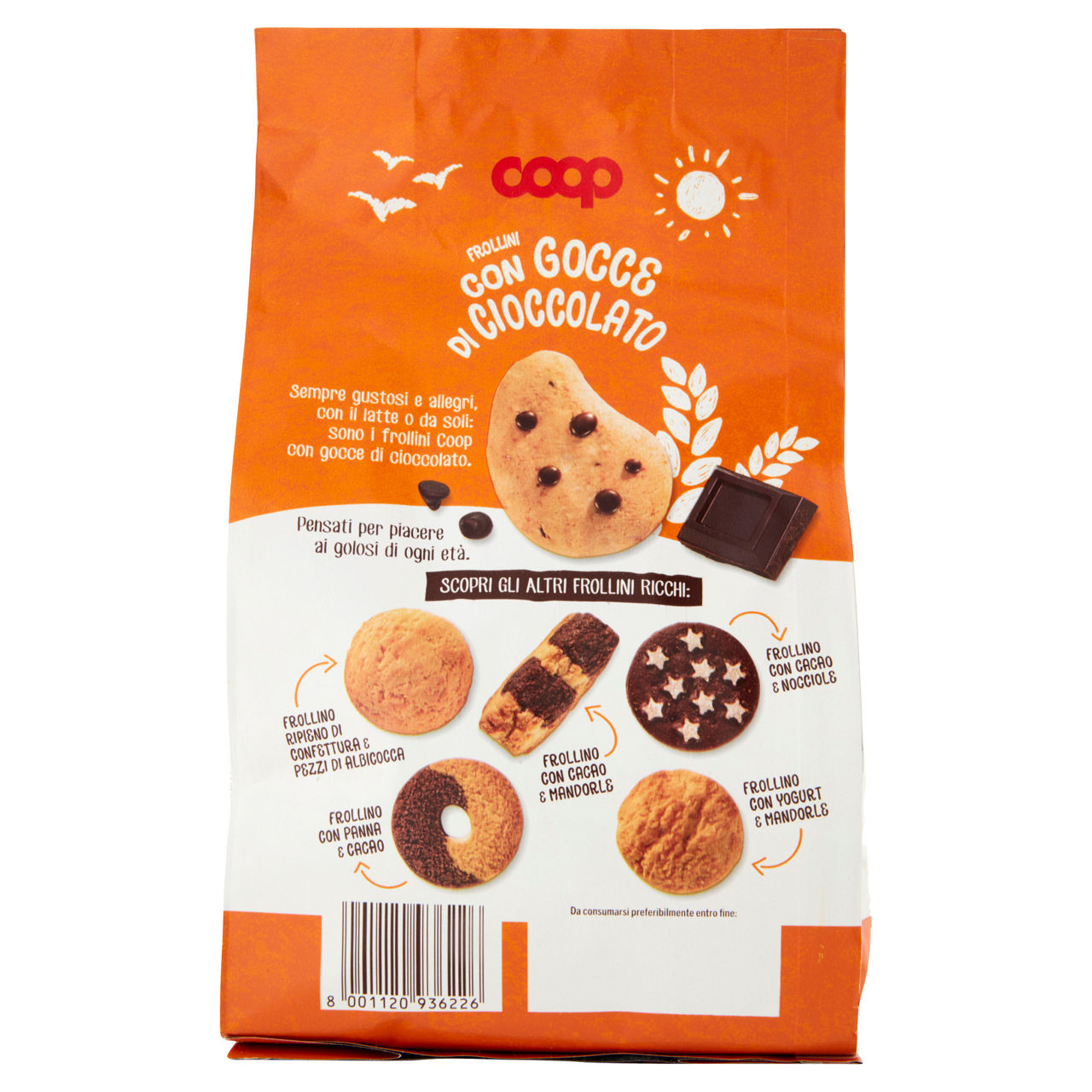 Biscotti frollini con gocce di cioccolato 500 gr - Immagine 31