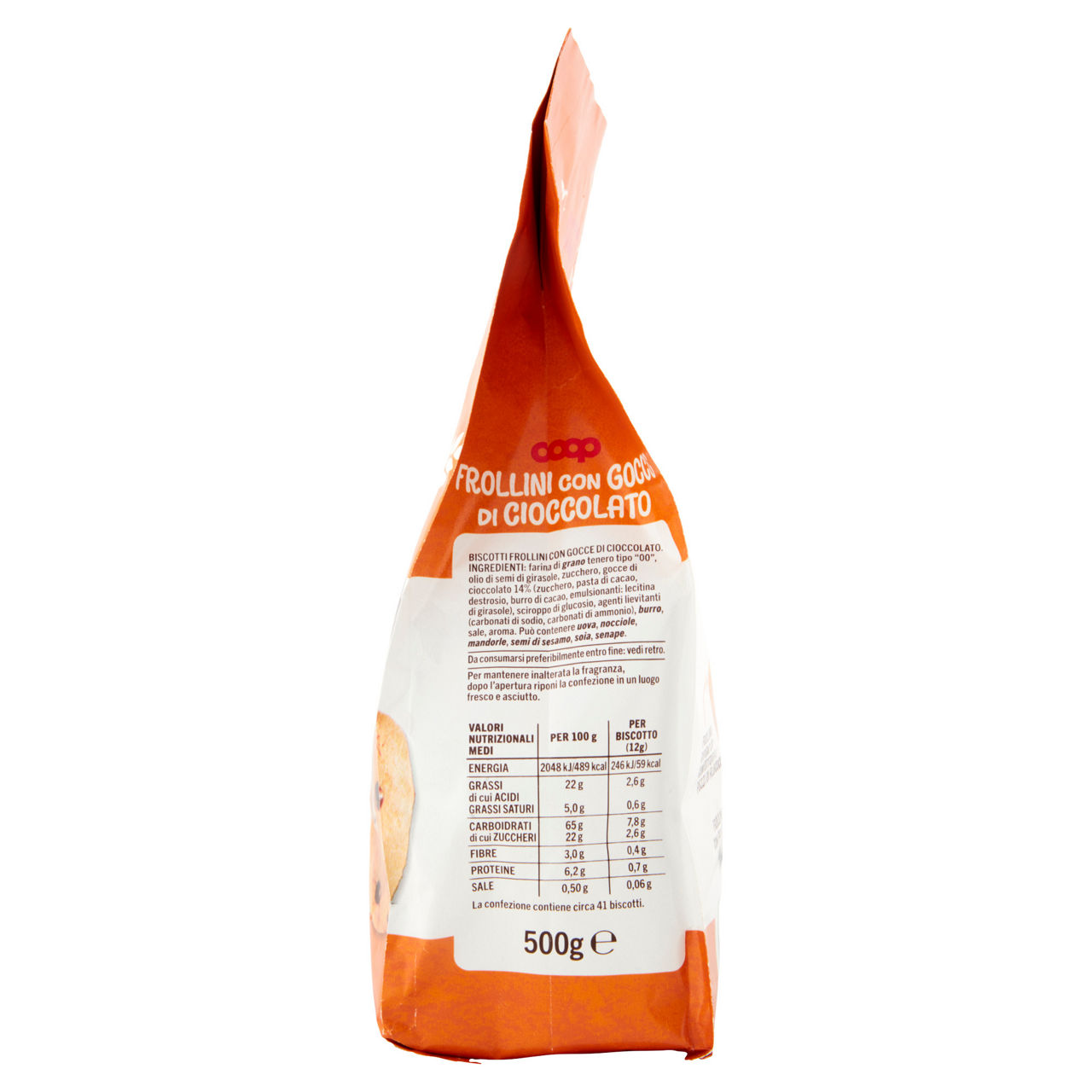 Biscotti frollini con gocce di cioccolato 500 gr - Immagine 41