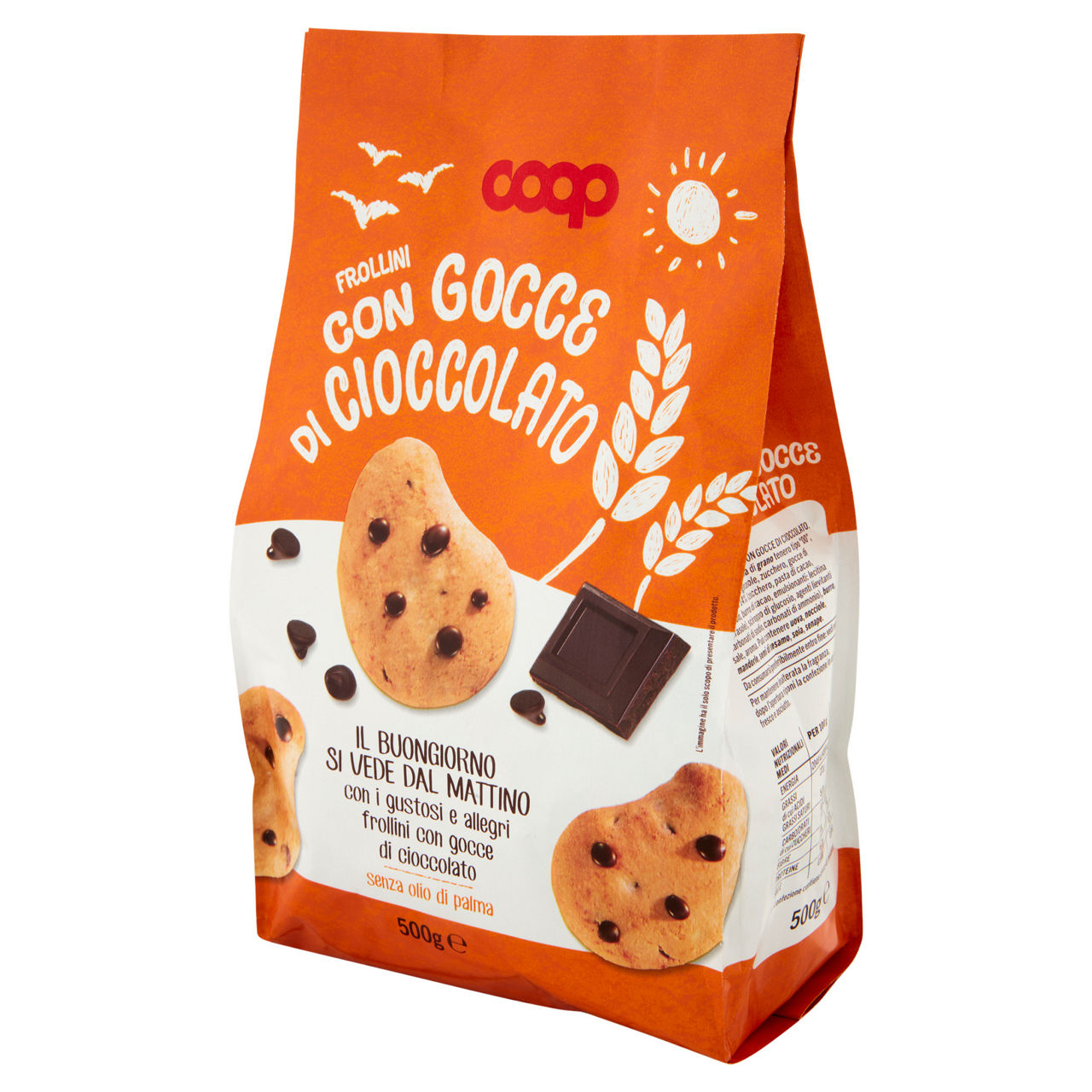 Biscotti frollini con gocce di cioccolato 500 gr - Immagine 21